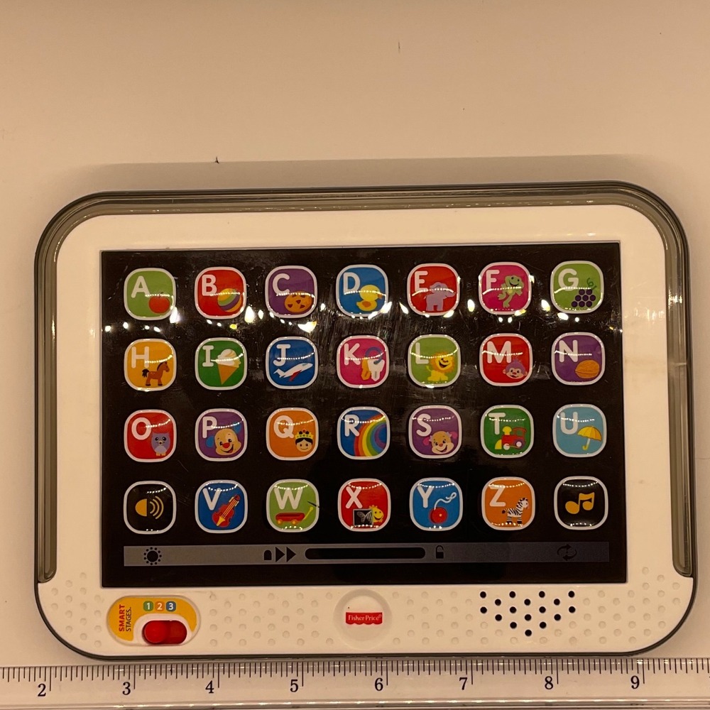 Fisher-Price ABC Learning Tablet Educational Toy Lights Sounds Smart Stages
